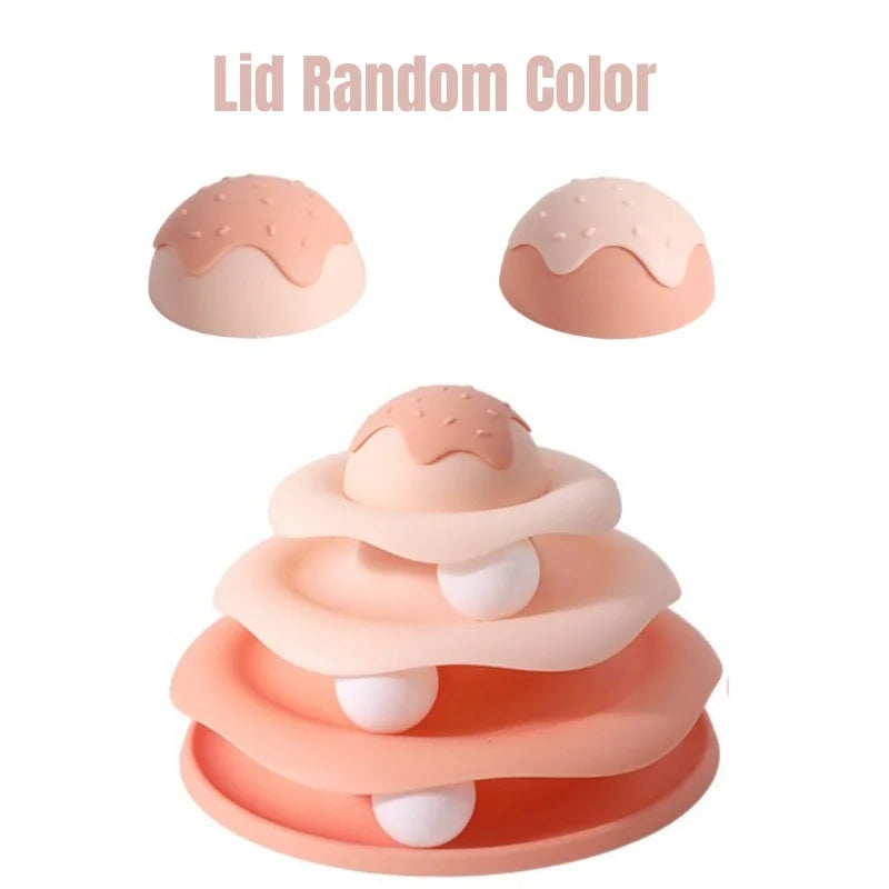 Ball Spinning Cat Toy Rotating Slide Cat