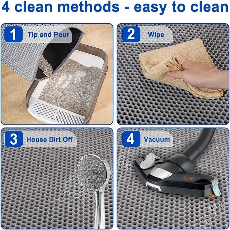 Cat Litter Mat EVA Waterproof Cat Toilet Rug