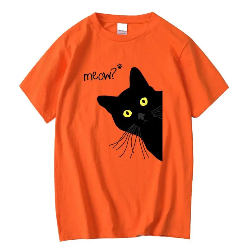 T-shirt Meow black cats