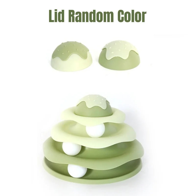 Ball Spinning Cat Toy Rotating Slide Cat