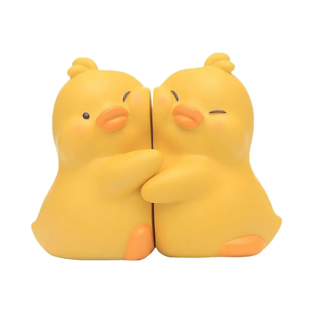 Cute Duck Bookends Set