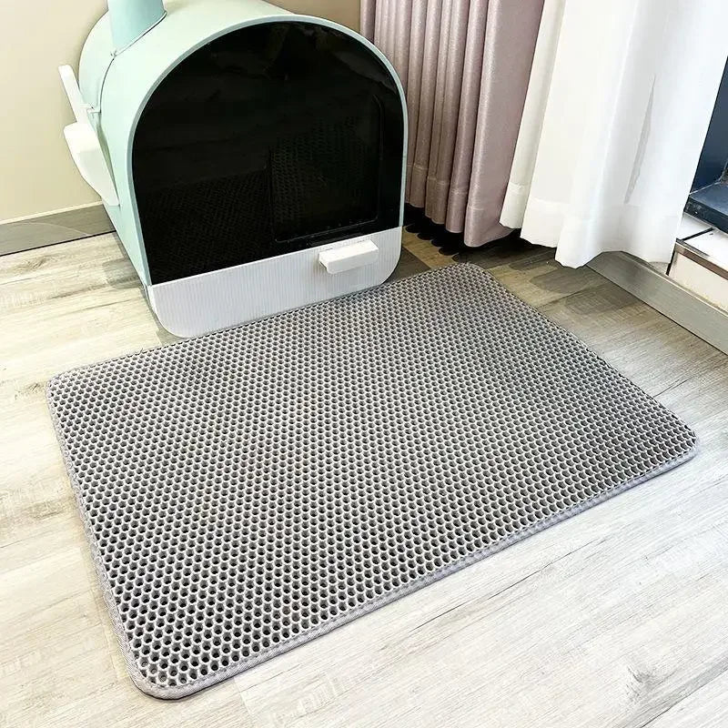 Cat Litter Mat EVA Waterproof Cat Toilet Rug