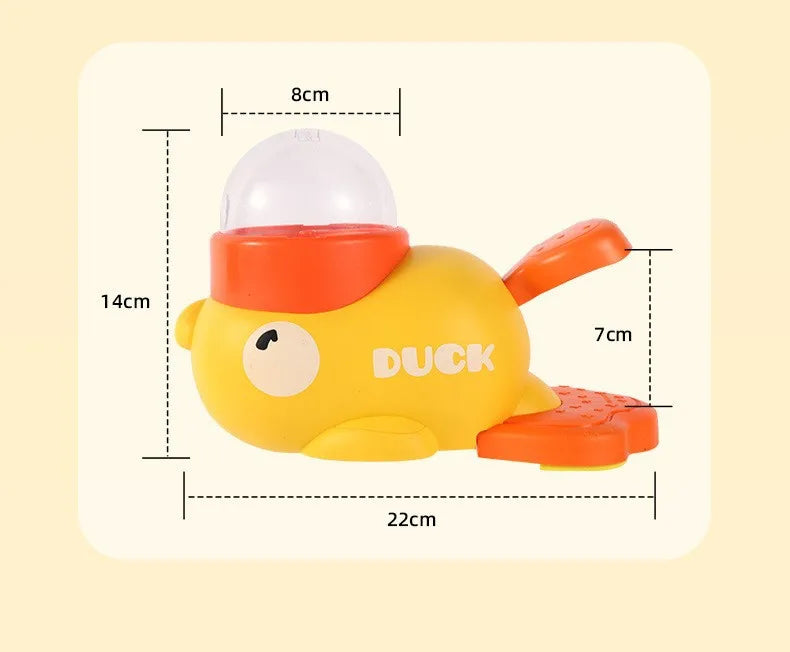 Little yellow duck pet food dispenser