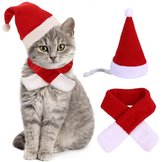 Cat Hat  and  Costume Scarf Christmas