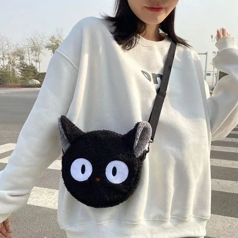 Japanese Style Kawaii Bag Women Cartoon Plush Shoulder Bag For Women