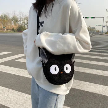 Japanese Style Kawaii Bag Women Cartoon Plush Shoulder Bag For Women