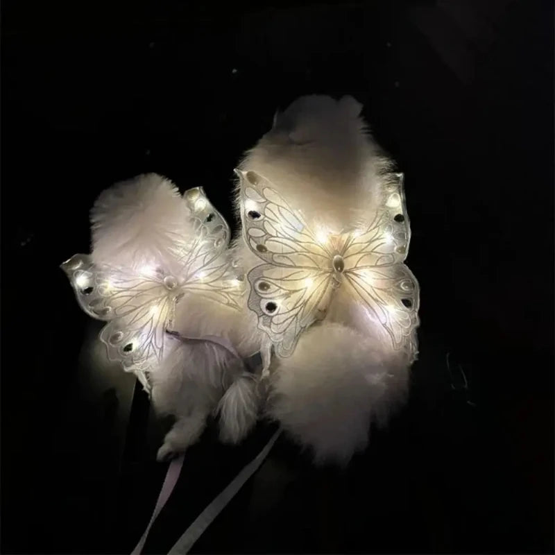 Cat Wings Glowing Butterfly