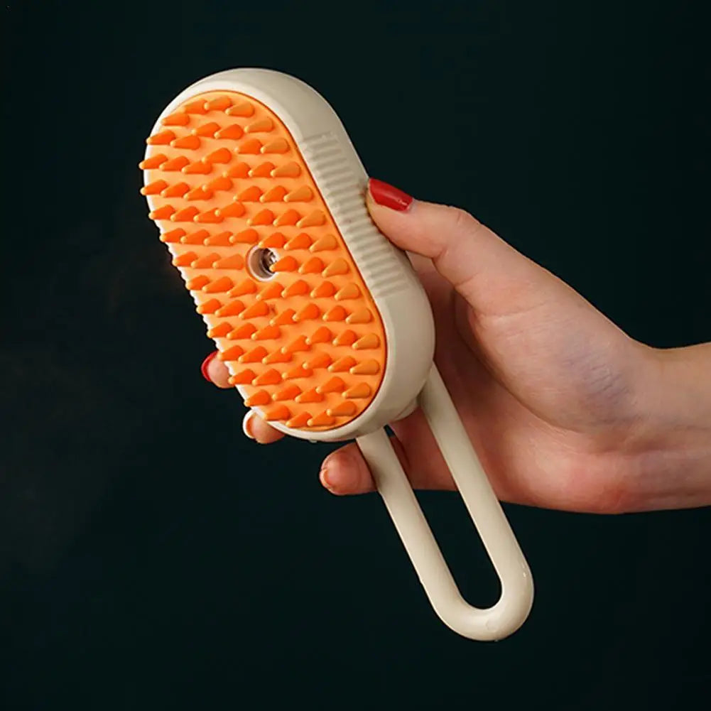 Massaging Grooming Comb Steamy pet Brush