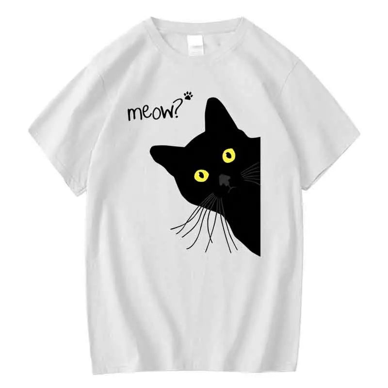 T-shirt Meow black cats