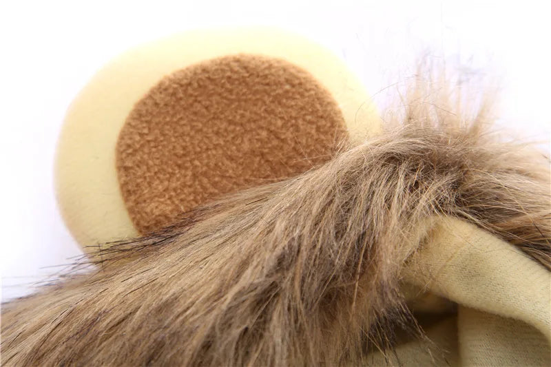 Lion Mane Cat Costume with Ears 🦁