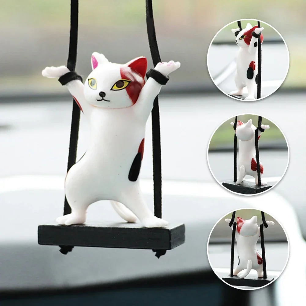 Cute Black Cat Car Pendant