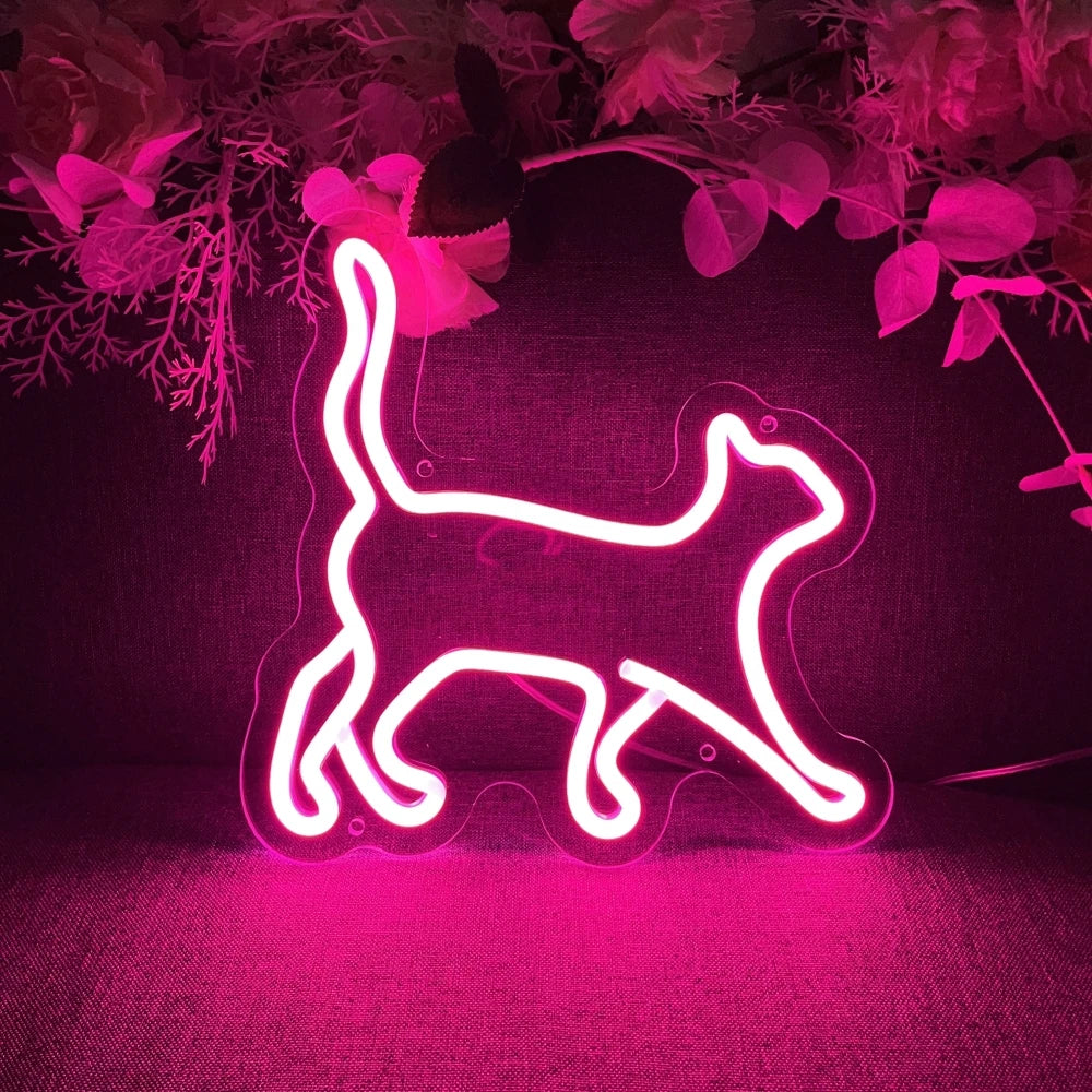 Cat Neon Light