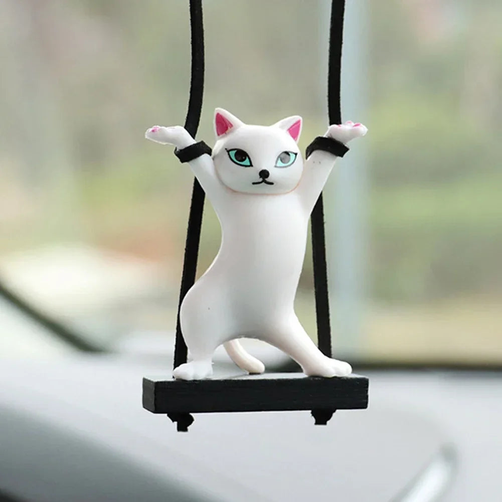 Cute Black Cat Car Pendant