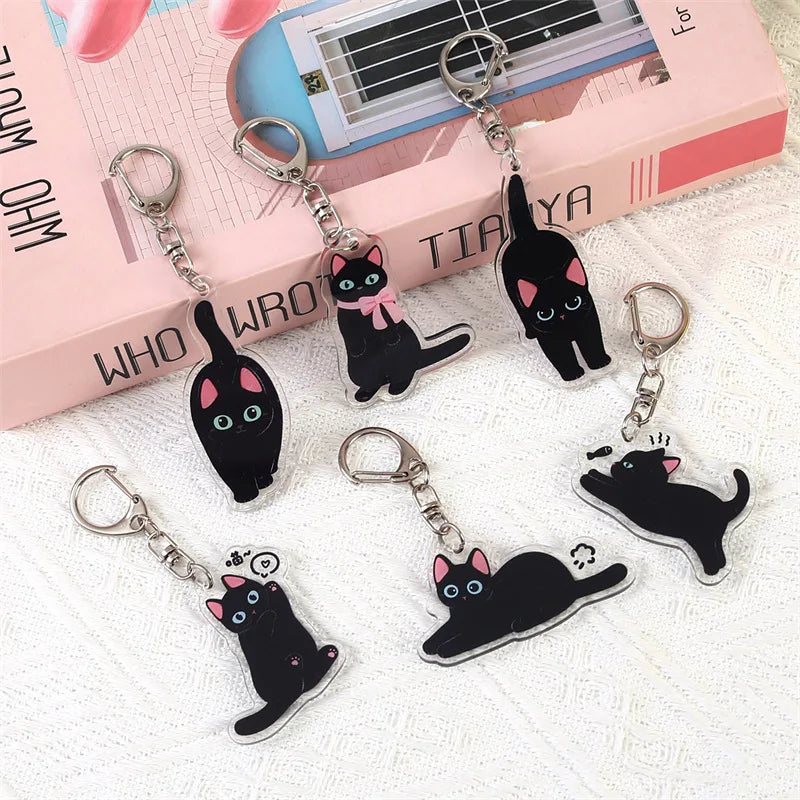 Key hangers  Black cats