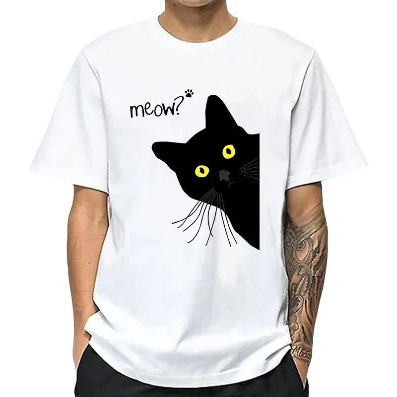 T-shirt Meow black cats