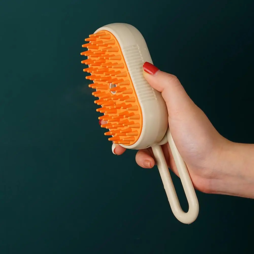 Massaging Grooming Comb Steamy pet Brush