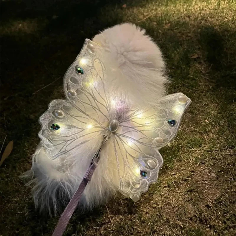 Cat Wings Glowing Butterfly