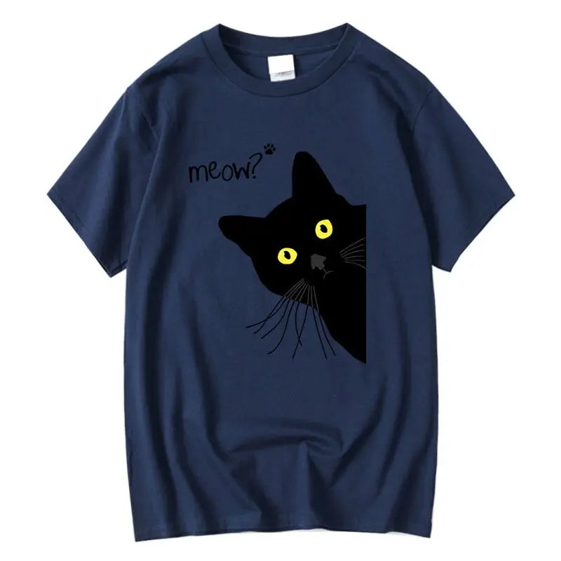 T-shirt Meow black cats