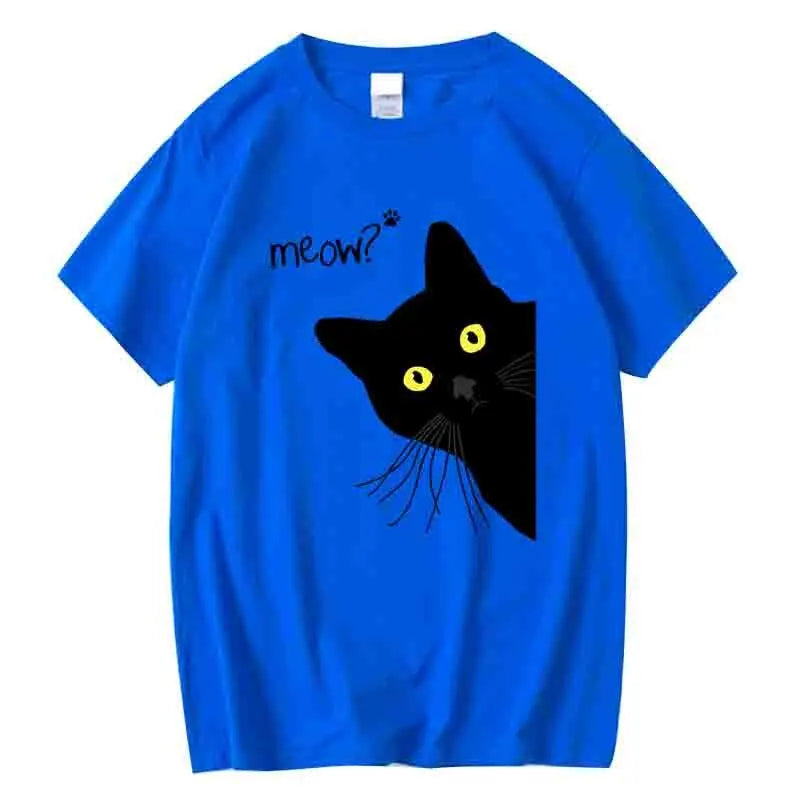T-shirt Meow black cats