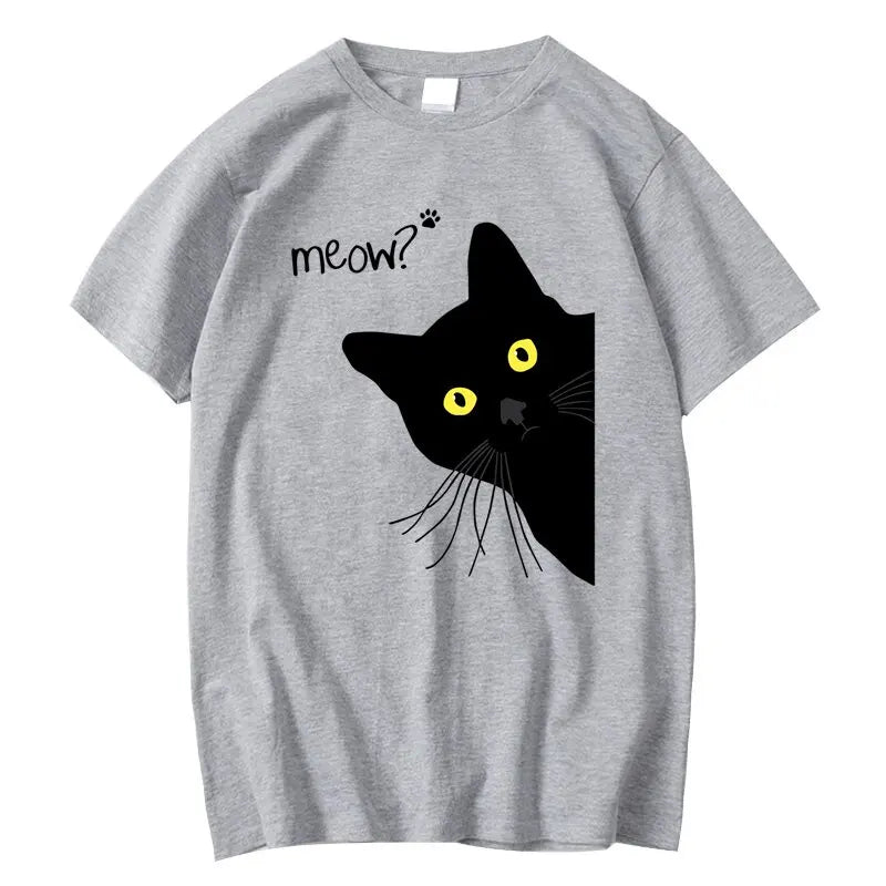 T-shirt Meow black cats