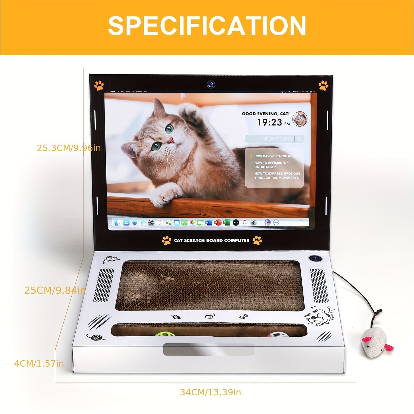 Cat Scratch Laptop